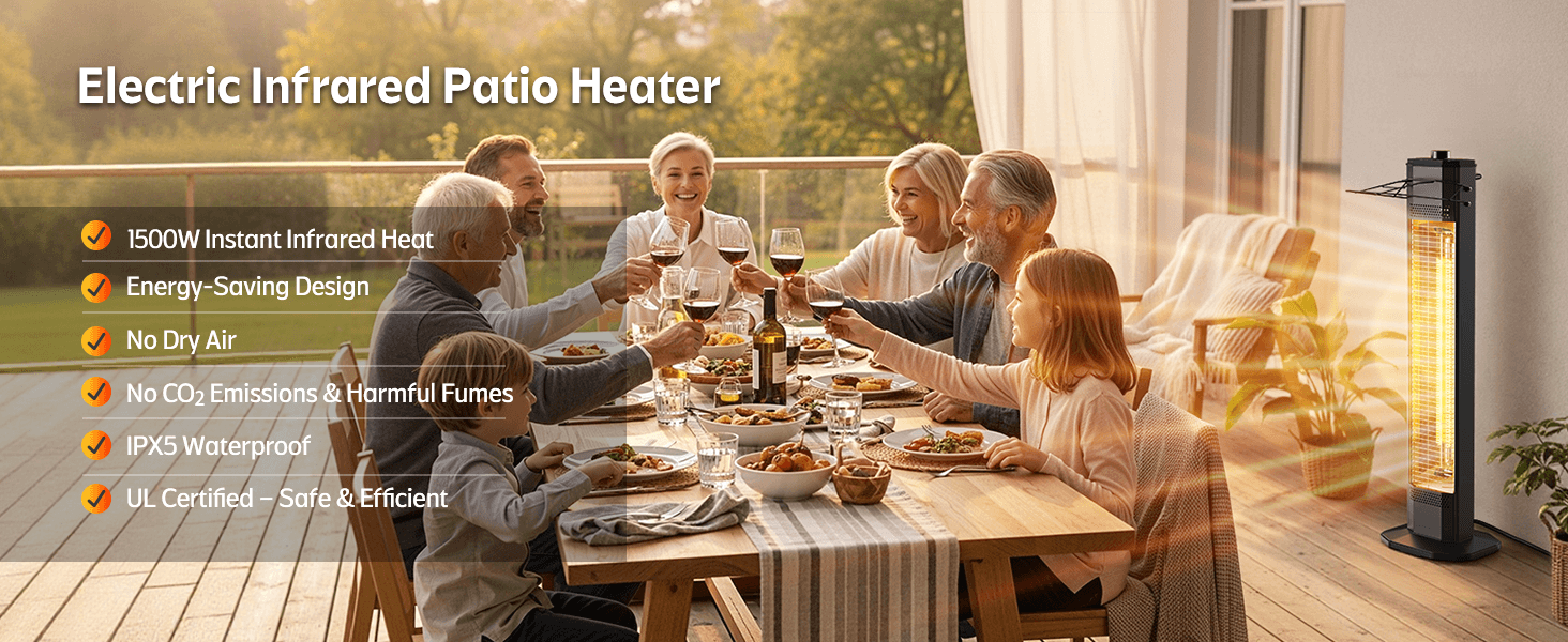 32-Inch Mid-Height Heater Feature 1