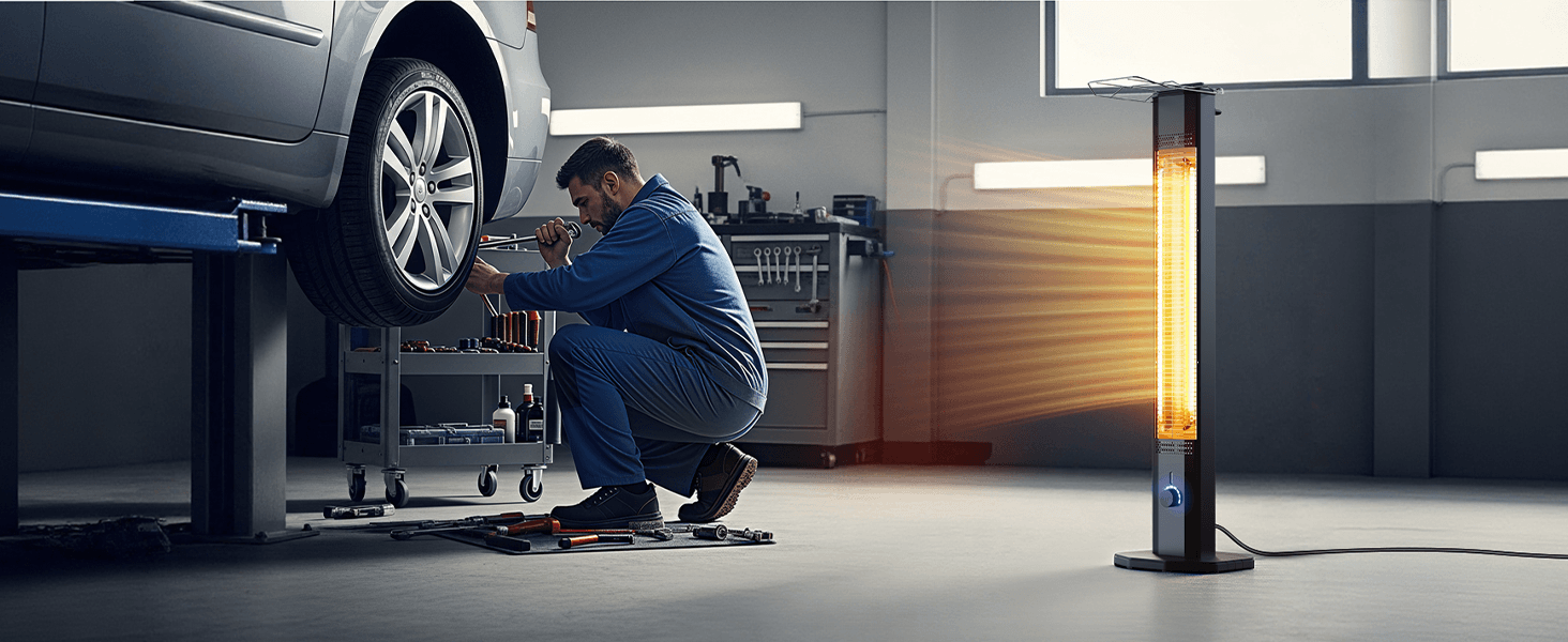 42-Inch Tall Stand Patio Heater Feature 3