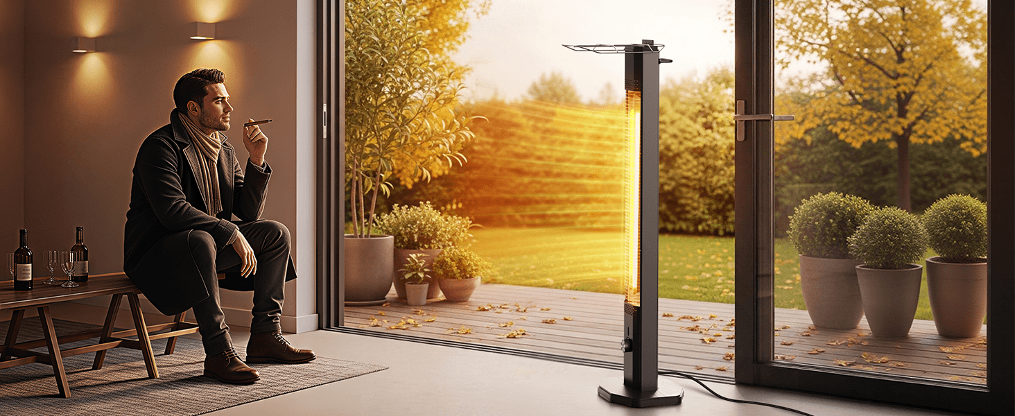 42-Inch Tall Stand Patio Heater Feature 11